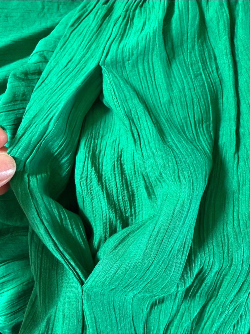 Flying Tomato wide leg vibrant green jumpsuit size M - Picture 10 of 11